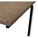 Стол журнальный Sheffilton SHT-CT9 артикул СЖ-87 дуб галифакс табак/черный муар